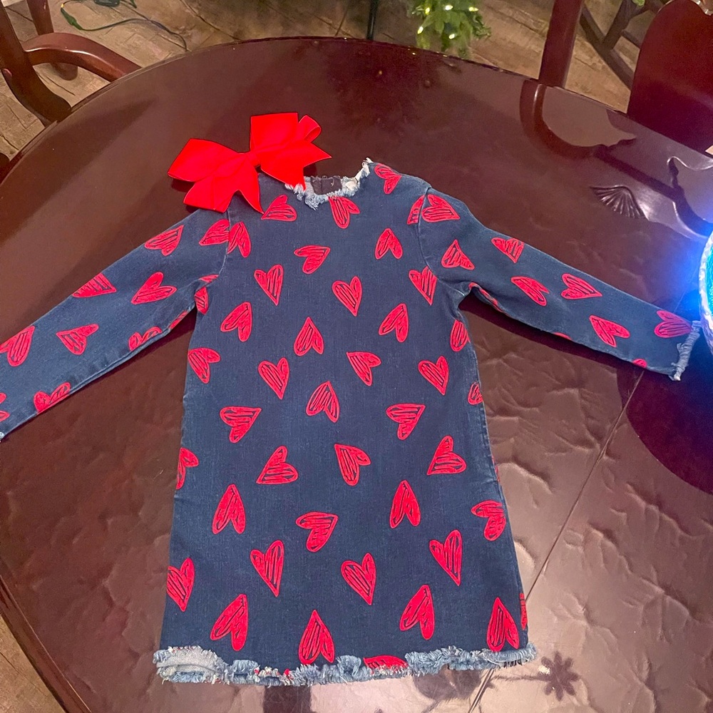 Gorgeous heart denim dress by Stella McCartney!
